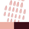 12 Sizes-24 Pcs Press On Nails JP4349