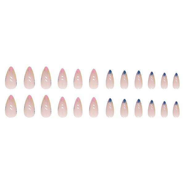 12 Sizes-24 Pcs Press On Nails W668