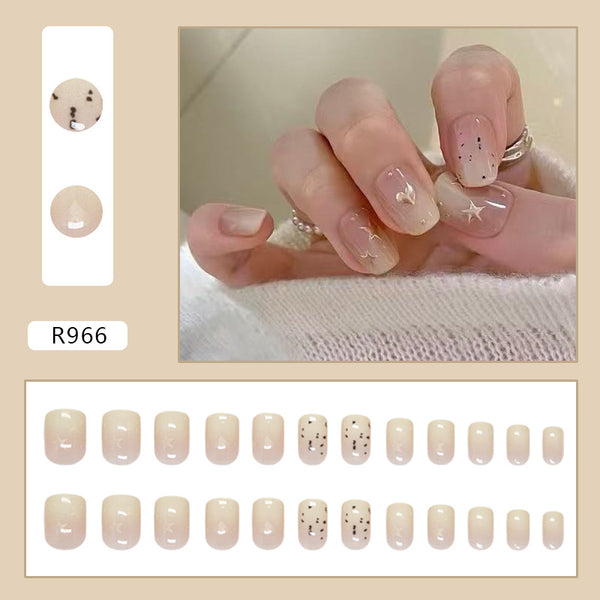 12 Sizes-24 PcsPress On Nails R966