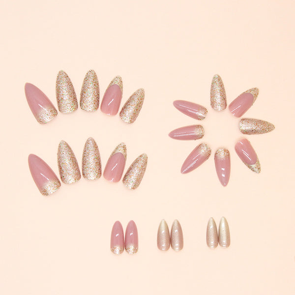12 Sizes-24 Pcs Press On Nails W1501