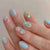 12 Sizes-24 Pcs Press On Nails W1304