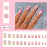 12 Sizes-24 Pcs Press On Nails W1355
