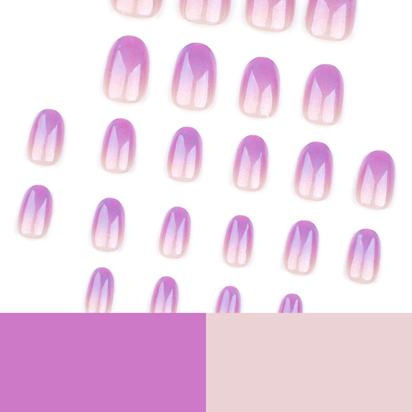 12 Sizes-24 Pcs Press On Nails JP3435