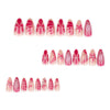 12 Sizes-24 Pcs Press On Nails JP3446