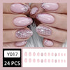 12 Sizes-24 PcsPress On Nails Y017