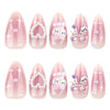 12 Sizes-24 Pcs Press On Nails JP4006