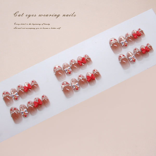 15 Sizes-30 Pcs Press On Nails T197