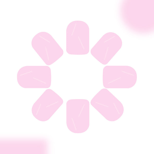12 Sizes-24 Pcs Press On Nails C934