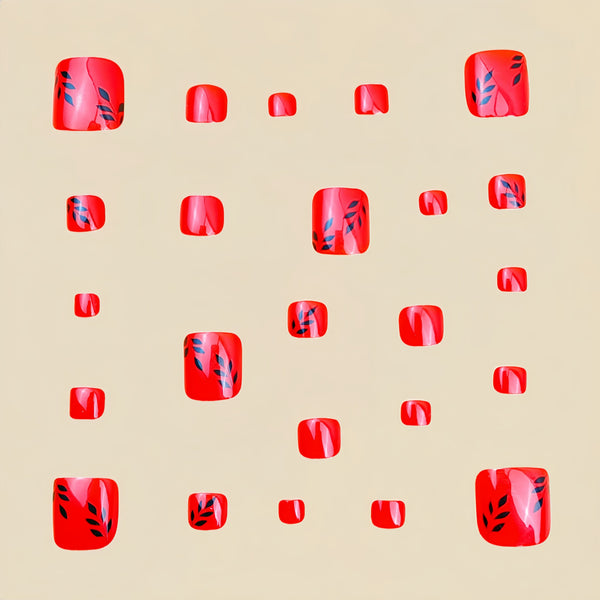 12 Sizes-24 Pcs Press On Nails Y879