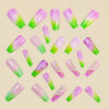 12 Sizes-24 Pcs Press On Nails Y1022