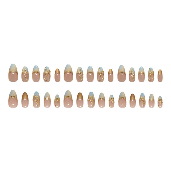 30 Pcs Press On Nails W2196