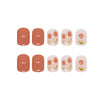 12 Sizes-24 Pcs Press On Nails R343