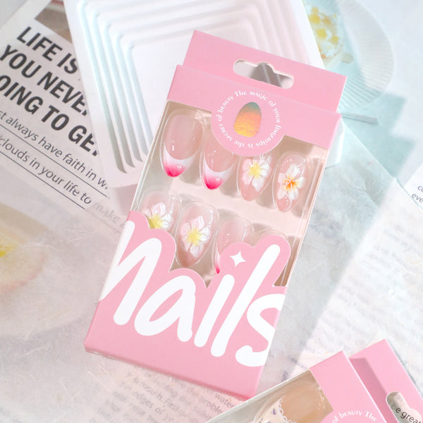 12 Sizes-24 Pcs Press On Nails JL0687
