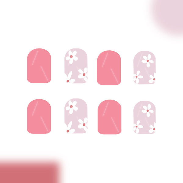 12 Sizes-24 Pcs Press On Nails C936