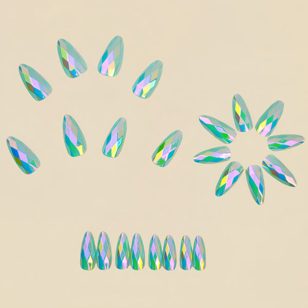 12 Sizes-24 Pcs Press On Nails Y1333