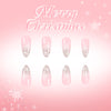 12 Sizes-24 Pcs Press On Nails C1291