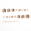 12 Sizes-24 Pcs Press On Nails JP1647