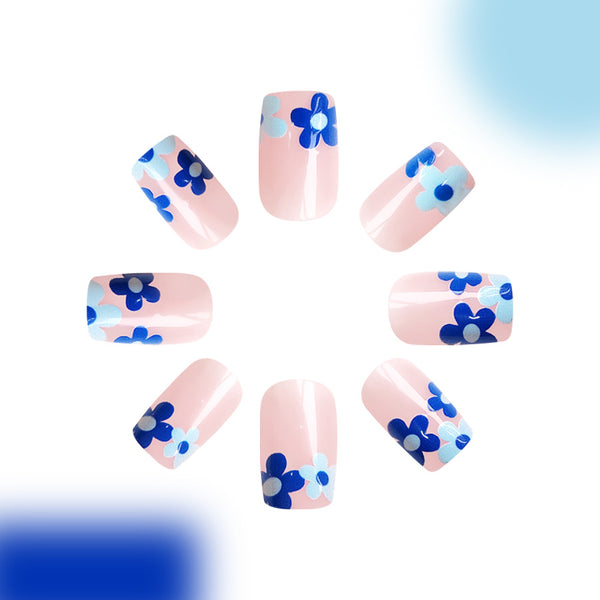 12 Sizes-24 Pcs Press On Nails C373