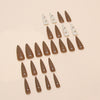 12 Sizes-24 Pcs Press On Nails W1624