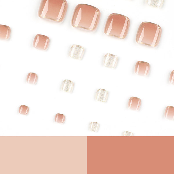 12 Sizes-24 Pcs Press On Nails JP2339