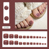 12 Sizes-24 Pcs Press On Nails F155