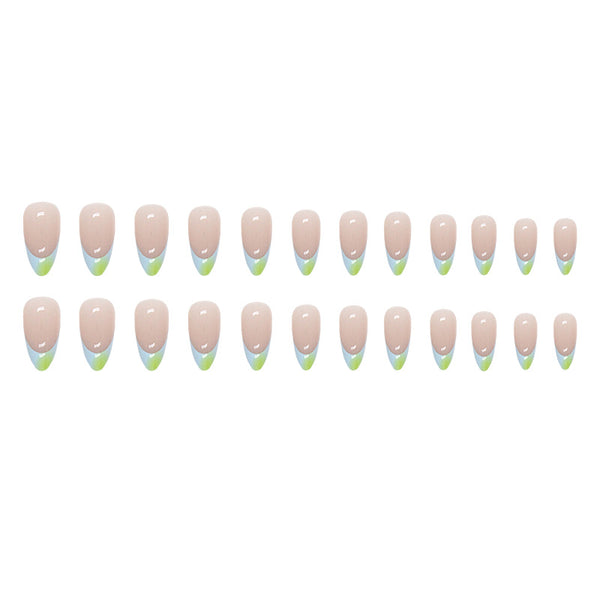 12 Sizes-24 Pcs Press On Nails W1134