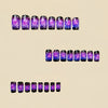 12 Sizes-24 Pcs Press On Nails Y564