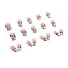 12 Sizes-24 Pcs Press On Nails R603