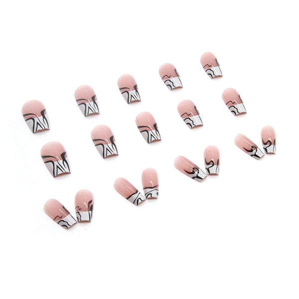 12 Sizes-24 Pcs Press On Nails R603