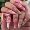 12 Sizes-24 Pcs Press On Nails C1441