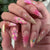 12 Sizes-24 Pcs Press On Nails C1441