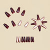 12 Sizes-24 Pcs Press On Nails Y1486