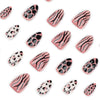 12 Sizes-24 Pcs Press On Nails JP4131
