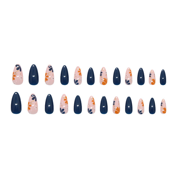 12 Sizes-24 Pcs Press On Nails W1855