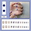 12 Sizes-24 Pcs Press On Nails R161