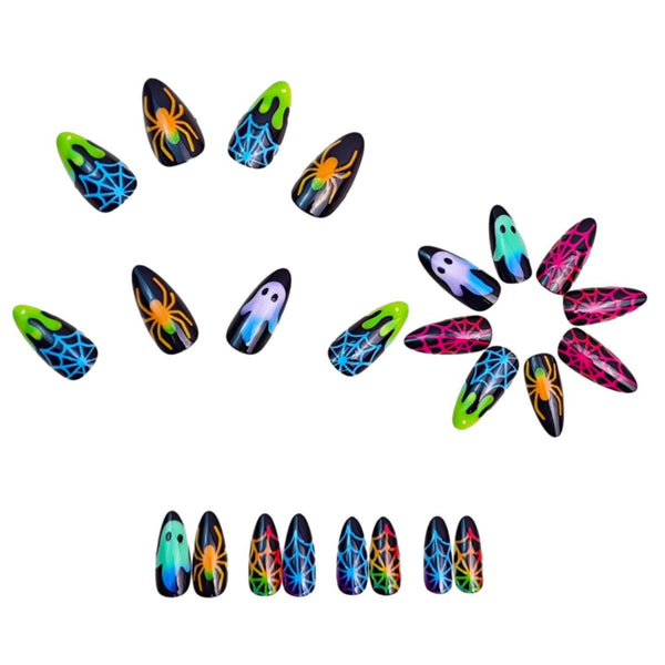 12 Sizes-24 Pcs Press On Nails y2043-24