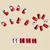 12 Sizes-24 Pcs Press On Nails Y1160