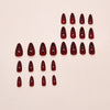 12 Sizes-24 Pcs Press On Nails W2113