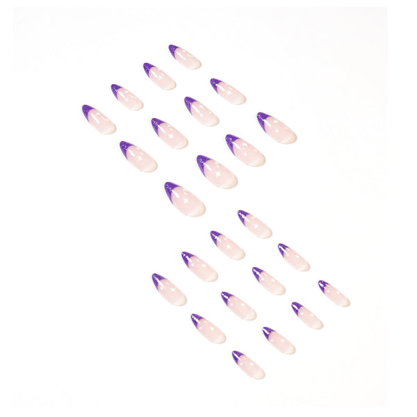 12 Sizes-24 Pcs Press On Nails JP1511