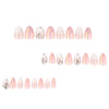12 Sizes-24 Pcs Press On Nails JP4064