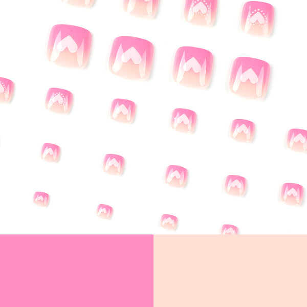 12 Sizes-24 Pcs Press On Nails JP2477