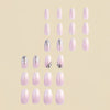 12 Sizes-24 Pcs Press On Nails D020