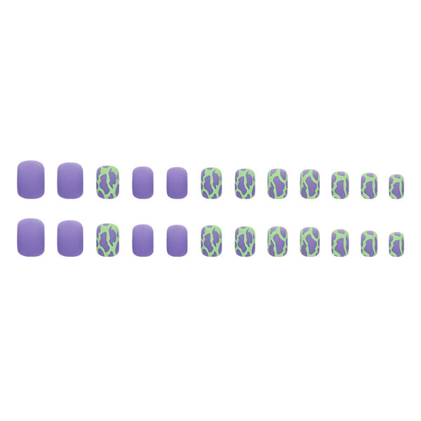 12 Sizes-24 Pcs Press On Nails W1143
