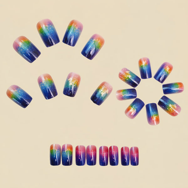 12 Sizes-24 Pcs Press On Nails Y1514