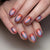 12 Sizes-24 Pcs Press On Nails W1110