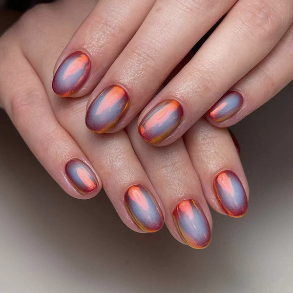 12 Sizes-24 Pcs Press On Nails W1110