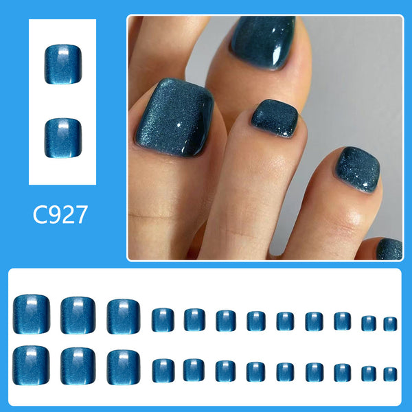 12 Sizes-24 Pcs Press On Nails C927