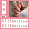 12 Sizes-24 Pcs Press On Nails W857