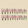 12 Sizes-24 Pcs Press On Nails Y1822