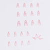 12 Sizes-24 Pcs Press On Nails JP1070